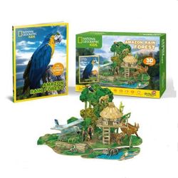 CubicFun пазл 3D Amozon Rain Forest