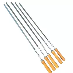 купить Товар для пикника Grill Master Ac pt frigarui cu maner din lemn 70cm, maro (HMP-01) в Кишинёве 