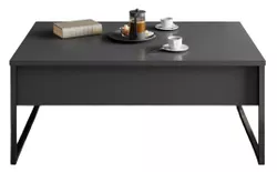 купить Журнальный столик Trendy Lux, Antracit, Negru 90x40x60cm в Кишинёве 
