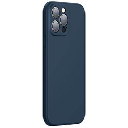 купить Чехол для смартфона Baseus Liquid Silica Gel Protective iPhone 13 Pro, Blue в Кишинёве 