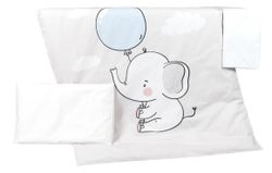 cumpără Lenjerie de pat pentru copii PernaMea Set lenjerie 3 piese Premium Elefant (PM.100469/1) în Chișinău 