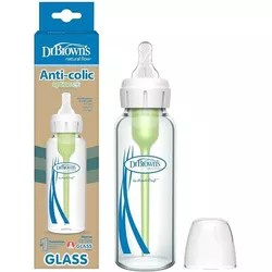 купить Поильник Dr. Brown's 072239321348 Biberon din sticla cu gat ingust Options+, 250ml в Кишинёве 