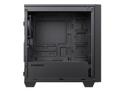 Case mATX GAMEMAX M61, w/o PSU,1x120mm, 1xUSB3.0,1xType-C, TG, Sound Dampening, Black