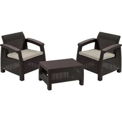 купить Садовая мебель Keter Corfu II Weekend Brown/Oat (258953) в Кишинёве 