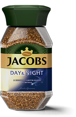 Кофе растворимый Jacobs Monarch Day&Nigh Decaff, 95г