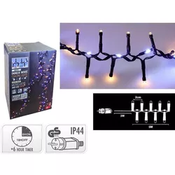 cumpără Ghirlandă Excellent Houseware 49761 Luminite de Craciun Fir-cascada 360 LED (250/110) 5m timer alb-cald în Chișinău 