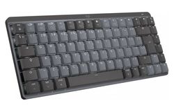 Wireless Keyboard Logitech MX Mechanical Mini for Mac, Tactile Quiet, US Layout, 2.4/BT, Space Gray