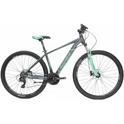 cumpără Bicicletă Crosser 075 29" 17 21S Shimano+Logan Hidraulic Black/Green N1R2-22 în Chișinău 