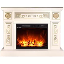 купить Камин электрический ArtFlame Latifa & Lorance, 870x1100x300 mm, Fildeş в Кишинёве 