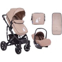 Stroller Kikka Boo 3 in 1 Beloved Beige (+ Car seat)