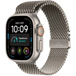 купить Смарт часы Apple Watch Ultra 4 GPS Cellular 49mm Natural Titanium Case with Natural Titanium Milanese Loop L MJAA4 в Кишинёве 