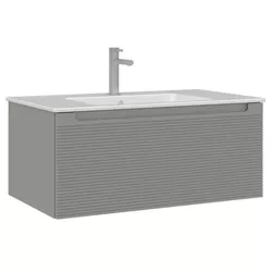 купить Шкаф под умывальник Orka Mobila de baie ORKA Olbia 80 Kasmir mat в Кишинёве 