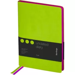 купить Блокнот Berlingo RL276409 Agenda nedatata Fuze A5, 136 foi, verde deschis в Кишинёве 