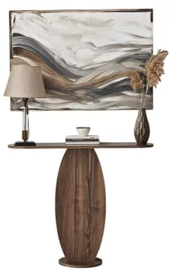 купить Стол Trendy Ellittica, Nuc, 100x81x30cm (GTR005835) в Кишинёве 
