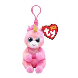 cumpără Jucărie de pluș TY TY43102 Breloc Unicorn roz 12cm în Chișinău 