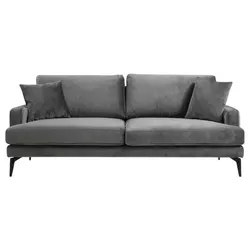 купить Диван Trendy Papira Gri, 90x88x205cm (3 locuri) в Кишинёве 