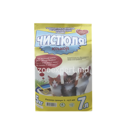 Наполнитель для кошачьего туалета Чистюля Юниор 5 kg