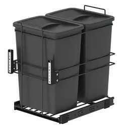 купить Фурнитура для мебели Starax SX S-2594-A ведро 35+35л 450мм в Кишинёве 