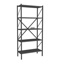 купить Офисный стеллаж Fabulous Shelves Metal 5 секции Anthracite в Кишинёве 