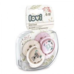 Пустышка Canpol Lovi 22/844 (6-18 мес), Wild Soul, girl, 2 шт.