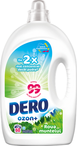 Жидкое моющее средство Dero Озон+ Горная роса, 3л.