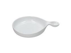 Блюдо фарфоровое с ручкой 28X20cm Gourmet