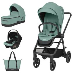 купить Детская коляска Kikka Boo Mia Mint 3in1 (3800171221122) в Кишинёве 