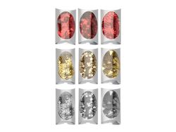 Confeti "X-mas" 20g, rosu/gri/auriu