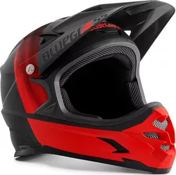 купить Защитный шлем Met-Bluegrass Bluegrass Intox Ce black red matt M в Кишинёве 