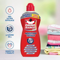 OMINO BIANCO ADDITIVO TOTALE 5 IN 1 gel contra petelor, 900ml