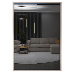 cumpără Dulap Bayro Murano 1600x2300x600 серый камень, купе în Chișinău 