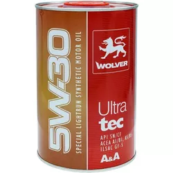 купить Масло Wolver 5W-30 ULTRATEC A&A A1 SAE 1L ж/б в Кишинёве 
