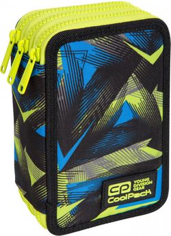 Пенал с 3 отделениями CoolPack с аксессуарами JUMPER "Setsquare"