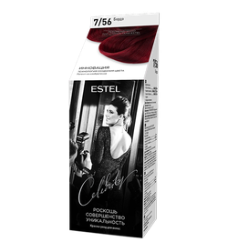 Vopsea p/u par, ESTEL Celebrity, 125 ml., 7/56 - Bordo