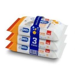 Sano șervețele umede Antibacterial, 3х50 buc