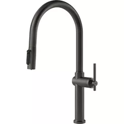 cumpără Bateria bucătărie Gessi 60872-707 Habito Black Metal Brushed PVD în Chișinău 