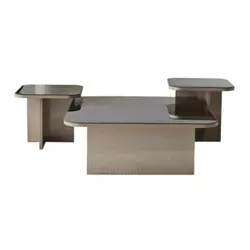 cumpără Măsuţă cafea Trendy Jazz, Bej, Bronz, set în Chișinău 