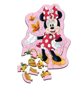cumpără Puzzle Trefl 20279 Wooden puzzle. Frumoasa Minie, 50el în Chișinău 