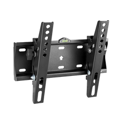 Wall Mount  Gembird "WM-42T-02" Black 23"-42", max.30kg, VESA:up200x200, Wall dist: 50mm, +12° ~-12°