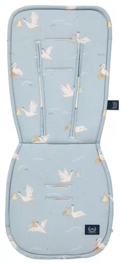 cumpără Accesorii pentru cărucior La Millou Saltea pentru cărucior din bumbac și catifea Multi BEBE MIGNON BLUE în Chișinău 