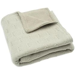 cumpără Set de perne si plapume Jollein 517-511-67050 Paturica Grain Knit Olive Green/Velvet, 75x100 cm în Chișinău 