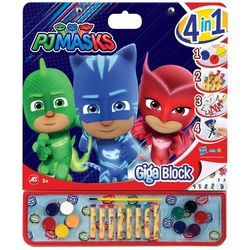 купить Набор для творчества As Kids 1023-62739 Set Pentru Desen Giga Block 4 In 1 Pj Masks в Кишинёве 