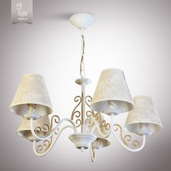 N&B Light Люстра София 11505-1 на цепи крем/золото