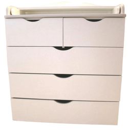 купить Комод-пеленатор PernaMea HappyBaby Pro (5sert) 800x1030 DSP alb (118153-B) в Кишинёве 