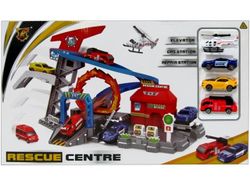 Паркинг "Rescue Centre" (3 машины+вертолет) 45.5X26.5cm