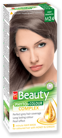 Краска для волос, SOLVEX MM Beauty, 125 мл., M24 - Светлый графит