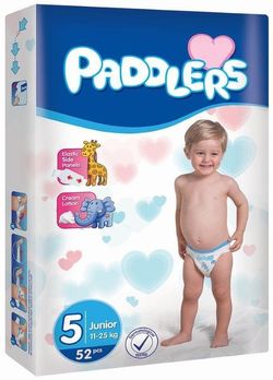 Подгузники Paddlers Jumbo №5 Junior 11-25kg 52
