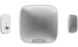 Ajax Outdoor Wireless Security Siren "StreetSiren", White, 85-113dB, LED Frame