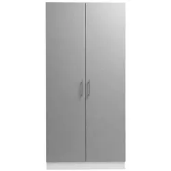 cumpără Dulap Mashtab 12245 FLEXO M4 alb uși gri 1000x530x2200 în Chișinău 