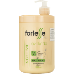 Mască-cremă pentru păr subțire, ACME Fortesse PRO, 1000 ml., VOLUME - volum adăugător